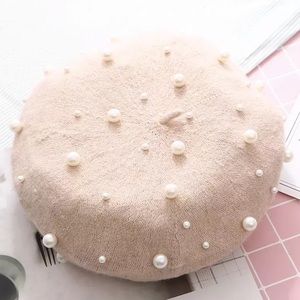 Off White Pearl Beret